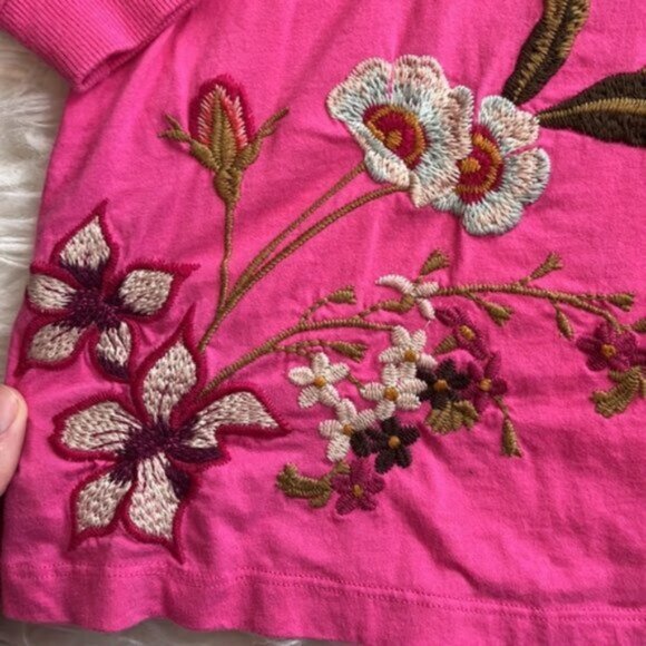 Johnny Was Orchid Floral Top - Picture 8 of 10